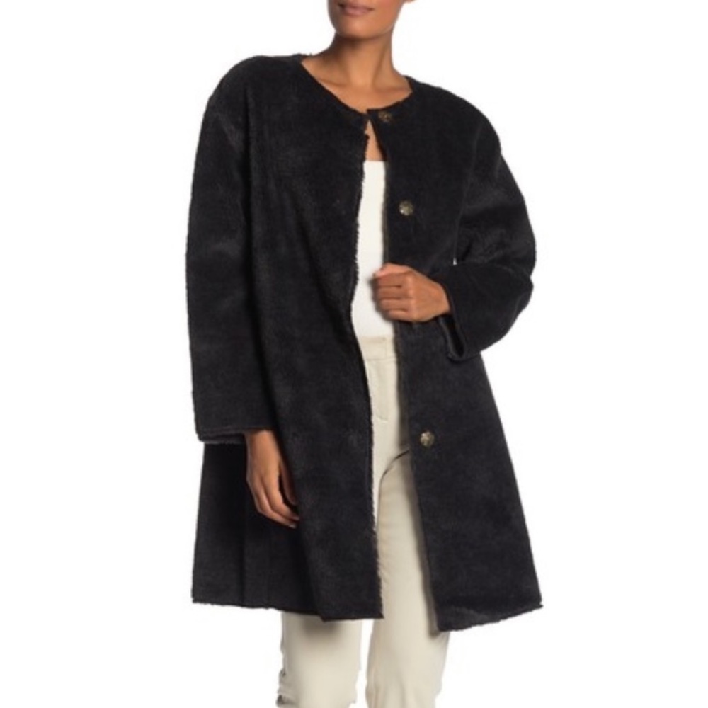 Tahiti Faux Fur Duster Jacket